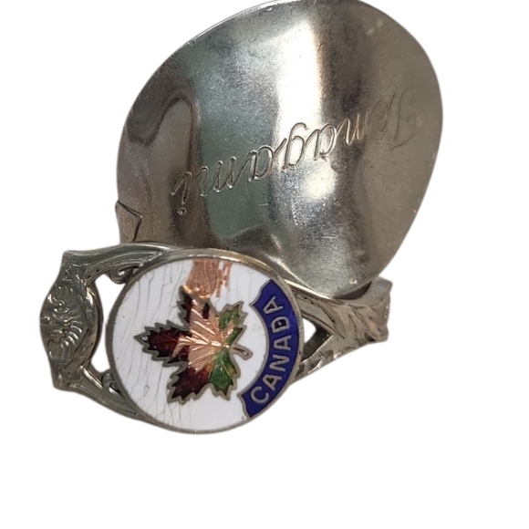 Canada Temagami Spoon Saddle Ring Maple Leaf - Picture 4 of 4